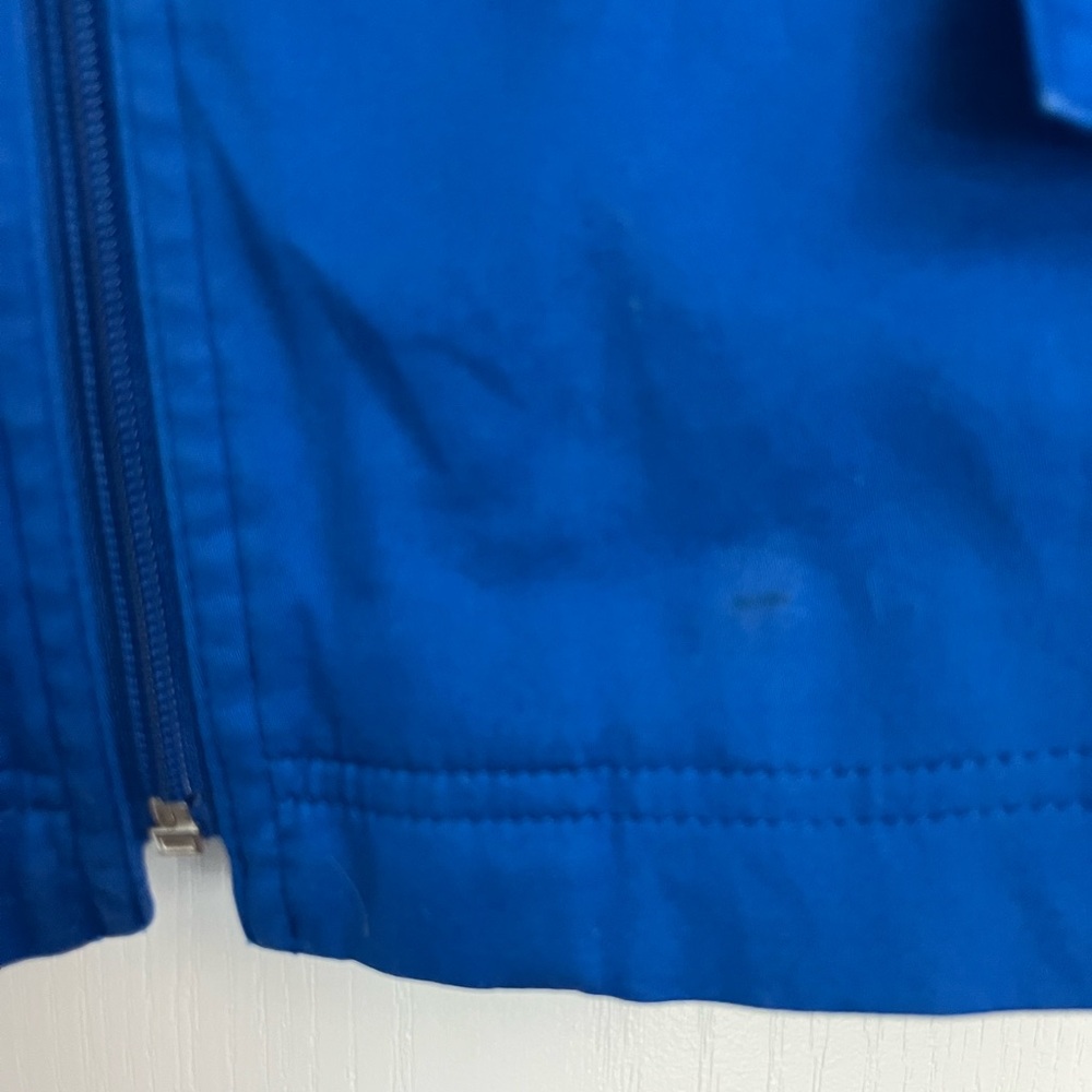 Lana Lee Women’s Royal Blue Cotton 3/4 Sleeve lined Zip up jacket Jacket 8P - Picture 4 of 9